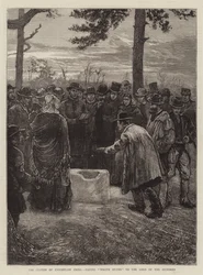 Der Brauch des Knightlow-Kreuzes, Zahlung von Wroth Silver an den Herrn der Hundert